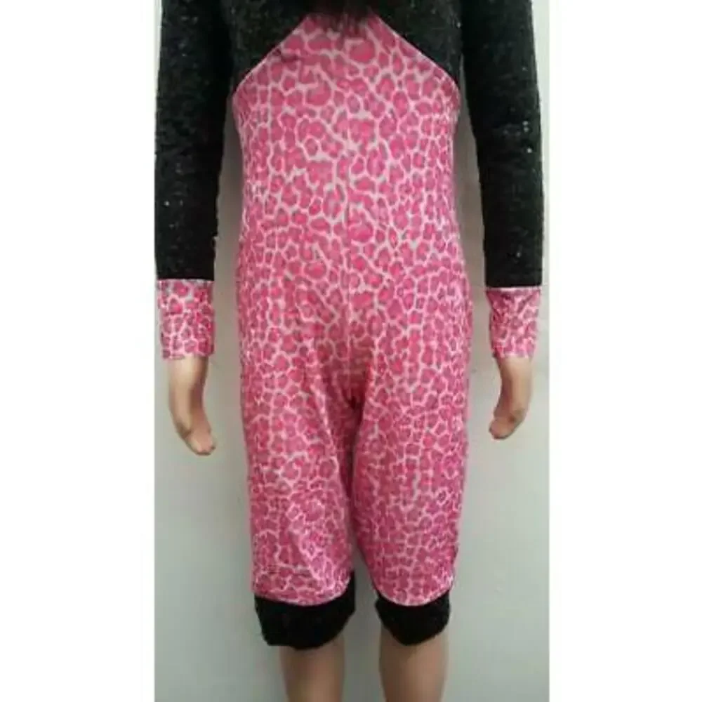 Pre-Owned Dance Costume Art Stone 0052 Art Medium Child Pink Feathers Jazz Clog